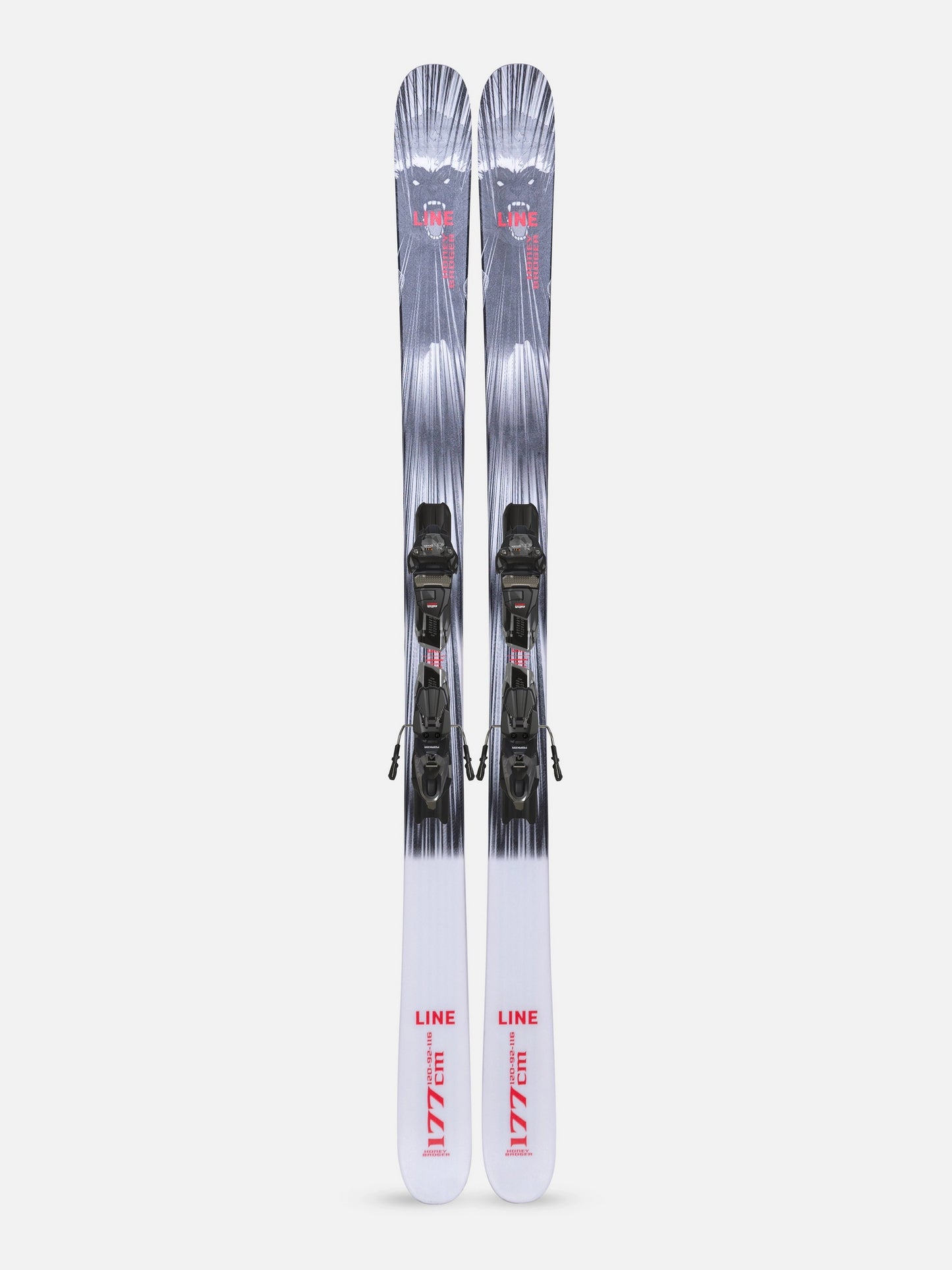 Line Honey Badger Skis + Squire 10 Quikclik Bindings 2026
