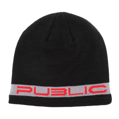 Public Stretch Logo Skully