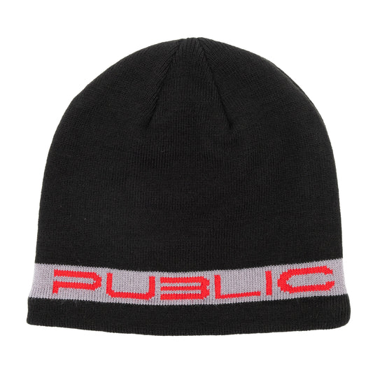 Public Stretch Logo Skully