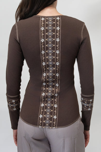 Alp N Rock Vintage Cross Ski Henley - Women's