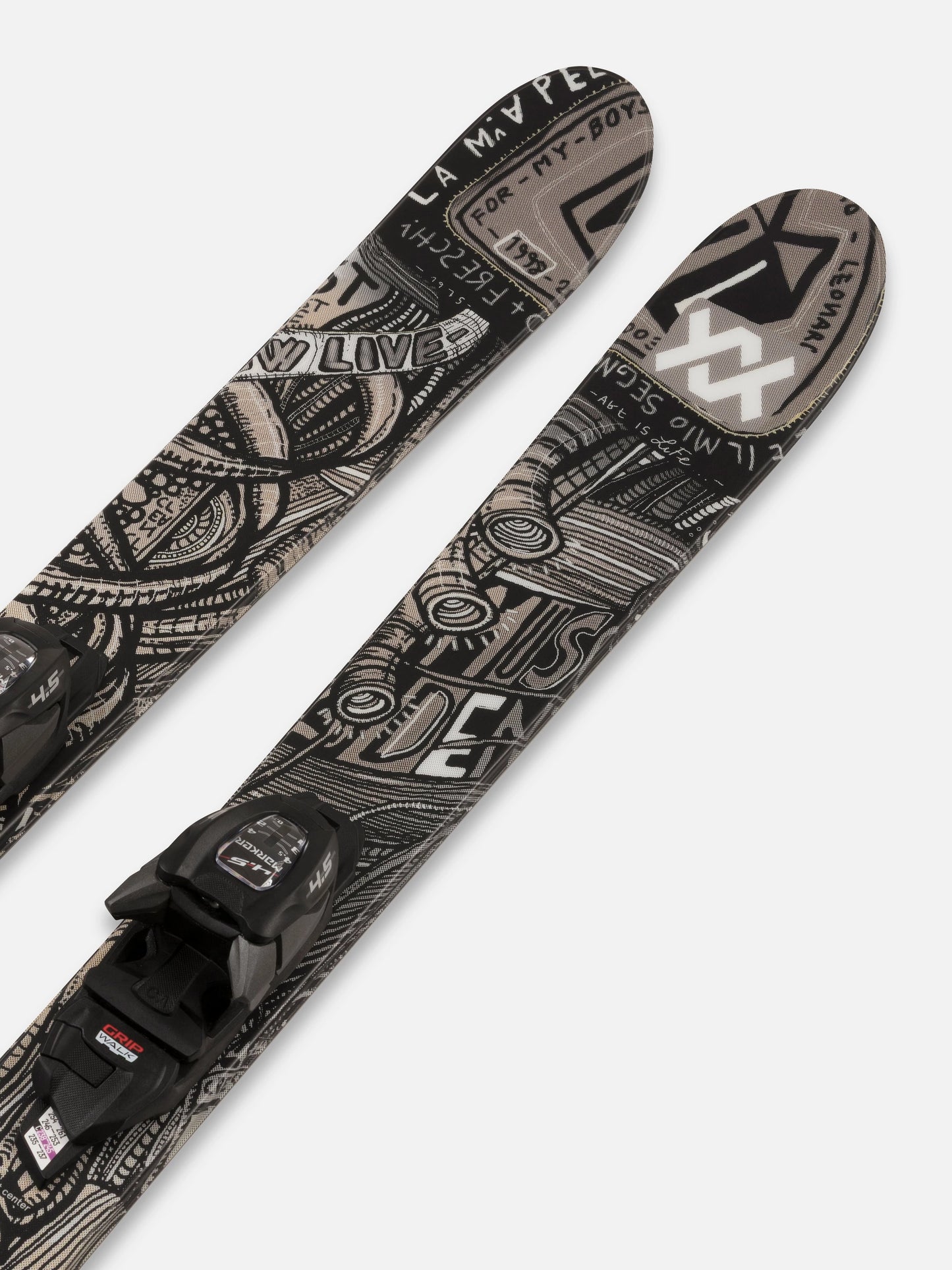 Volkl Revolt Jr Urban Skis + 7.0 VMotion JR Bindings 2027 - Kids'