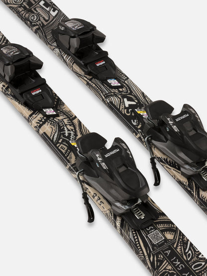 Volkl Revolt Jr Urban Skis + 7.0 VMotion JR Bindings 2027 - Kids'
