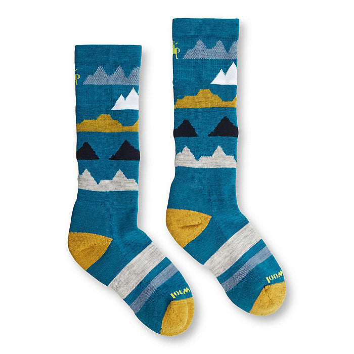 Smartwool Wintersport Full Cushion Mountain Pattern Over The Calf Sock - Kids'