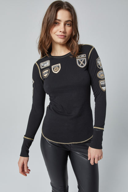 Alp N Rock Ski USA Crew Shirt - Women's